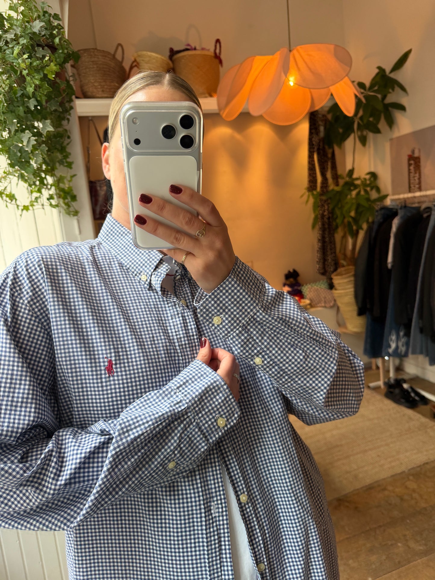 Vintage oversized Ralph lauren dad blouse