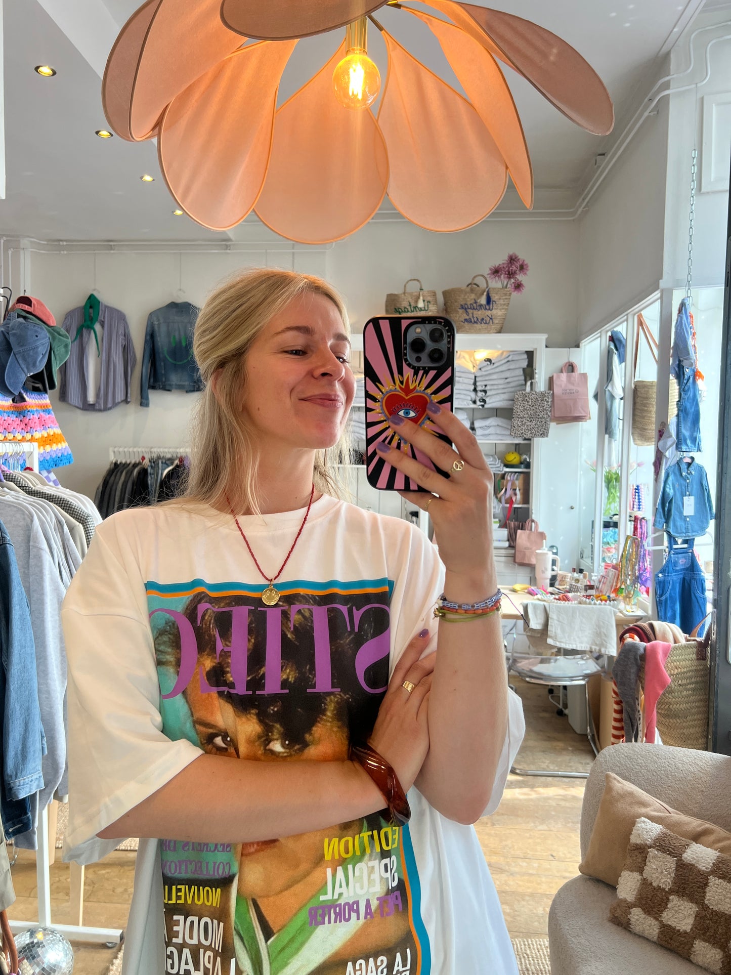 Vintage bloedkoraal ketting