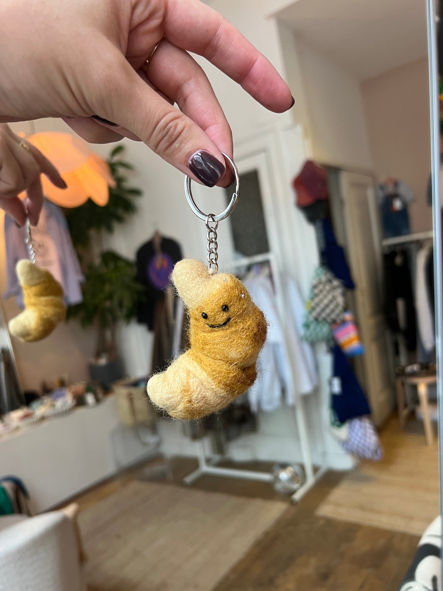Wollen keychains