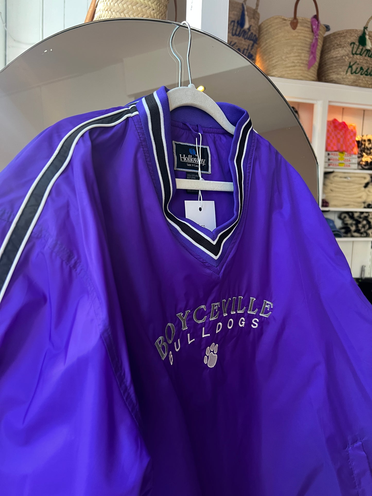 Vintage windbreaker purple