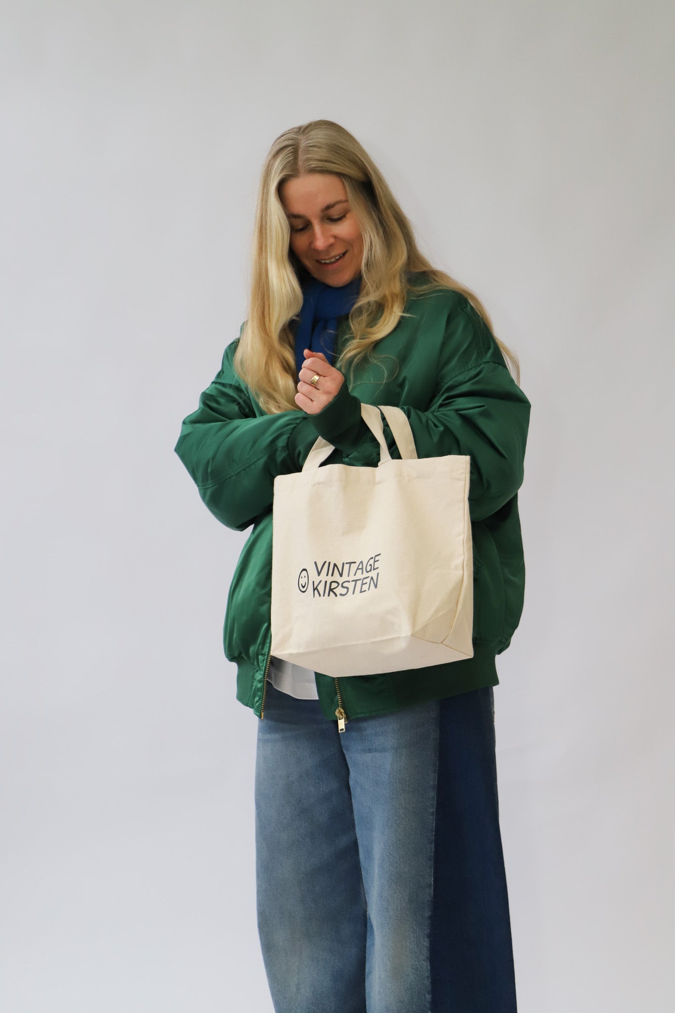 Vintage Kirsten tote tas