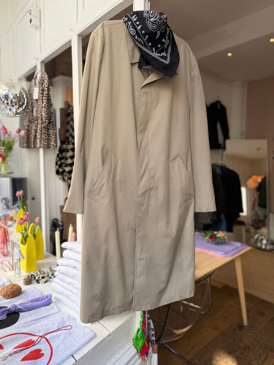 Vintage beige trenchcoat