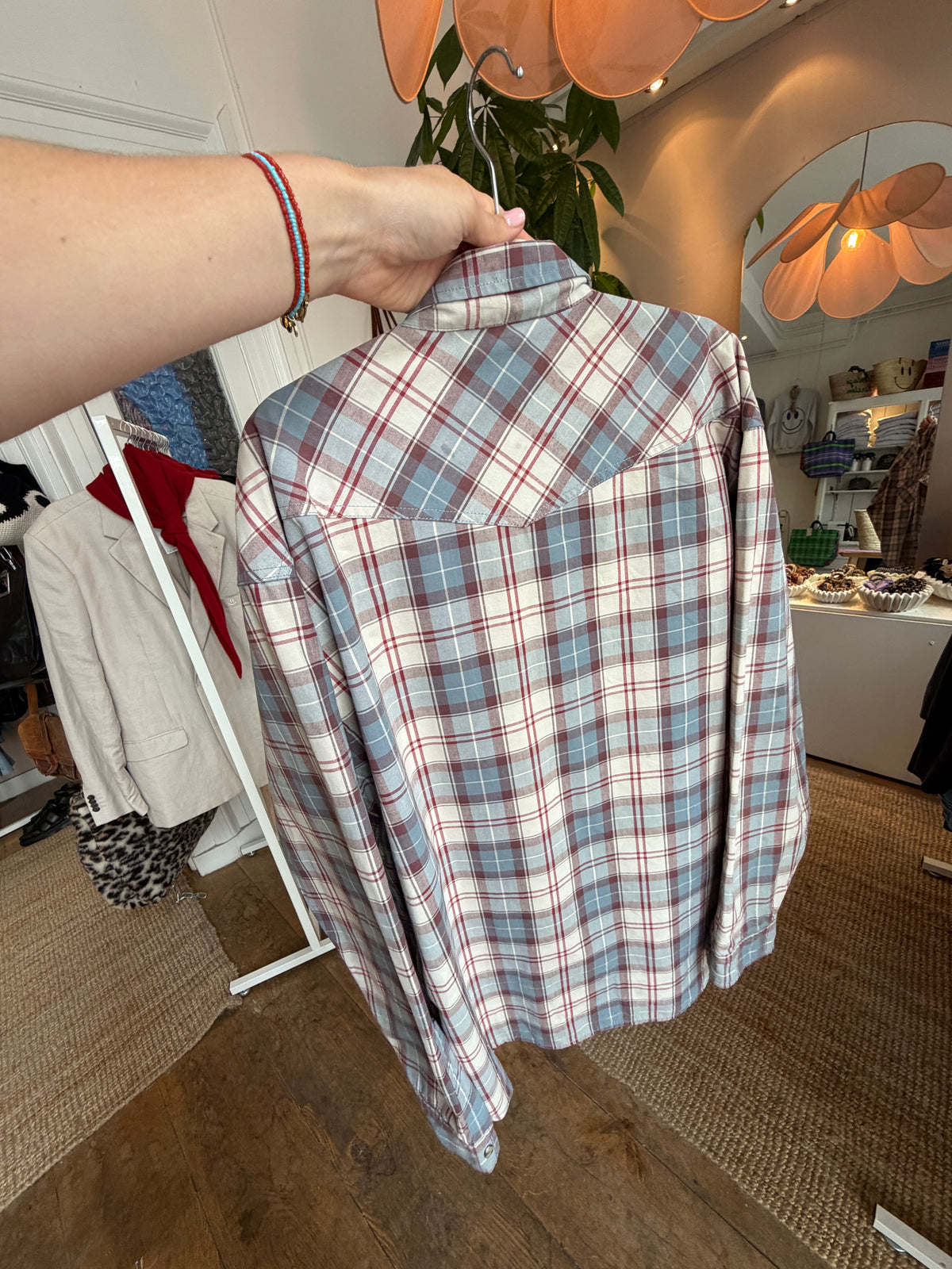 Oversized Levis checked blouse