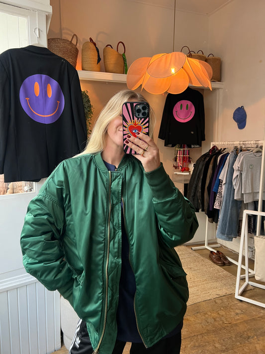H&M groene bomber