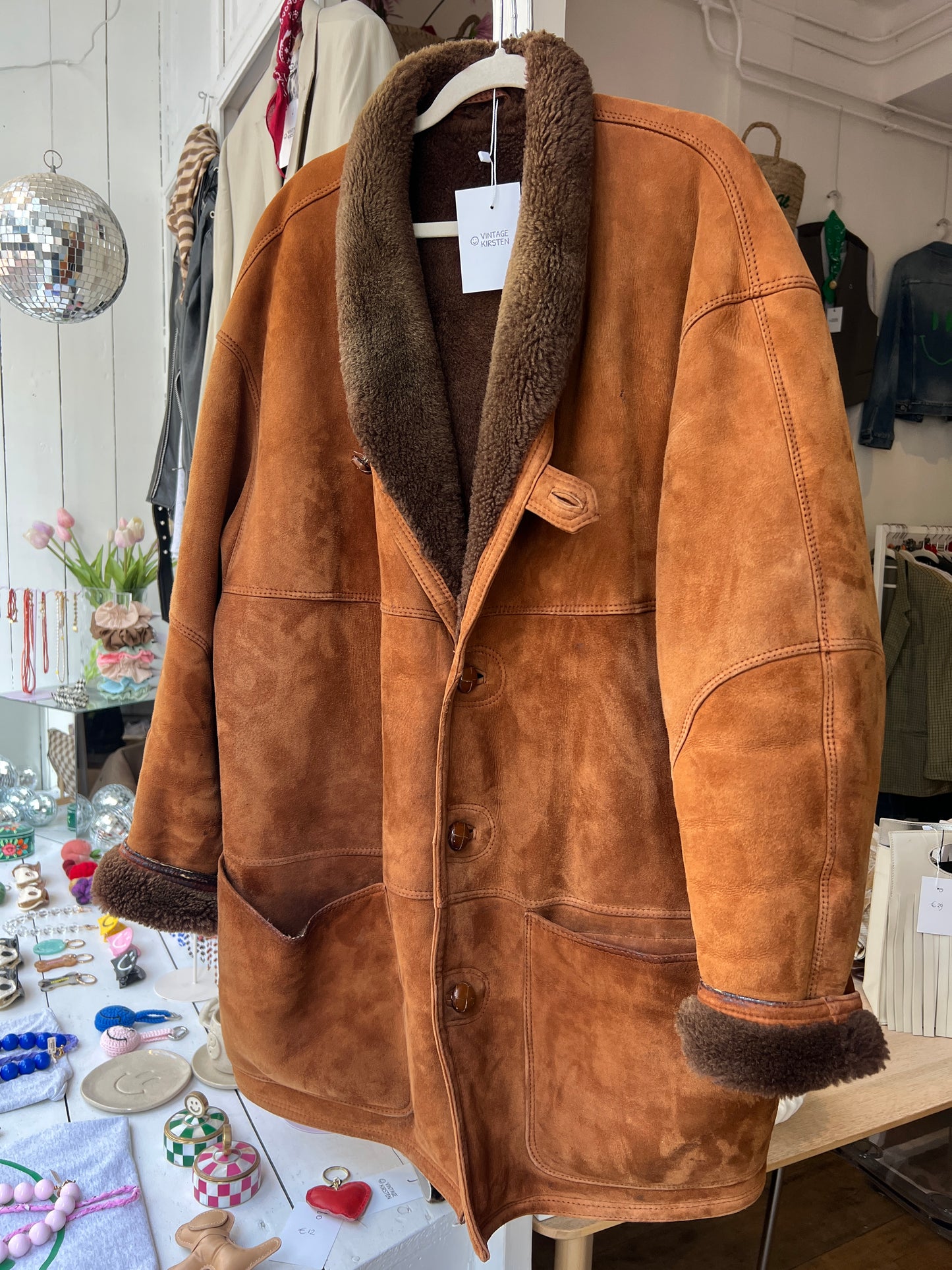 Vintage shearling lammy coat