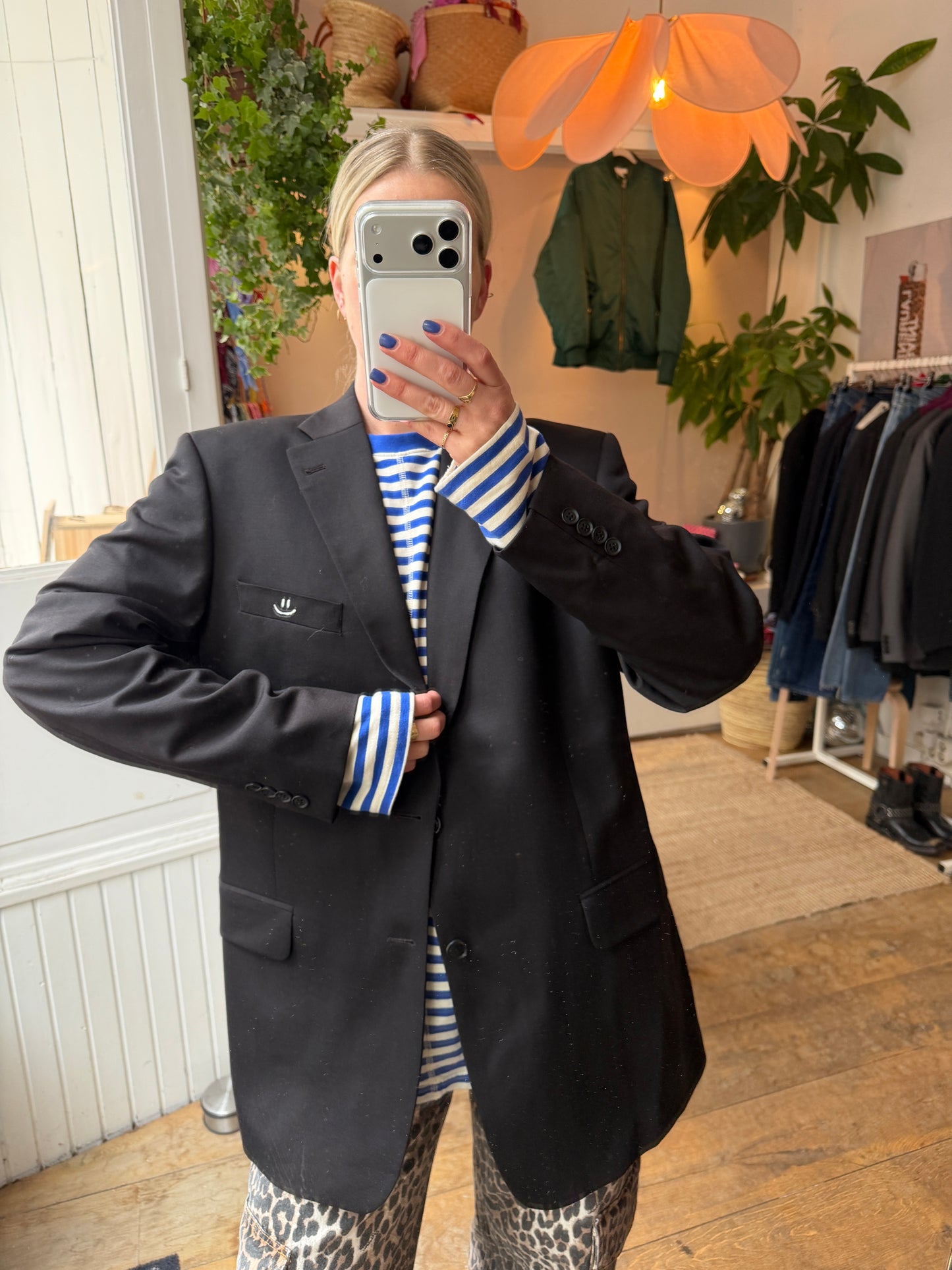 Vintage oversized blazer brown ◡̈