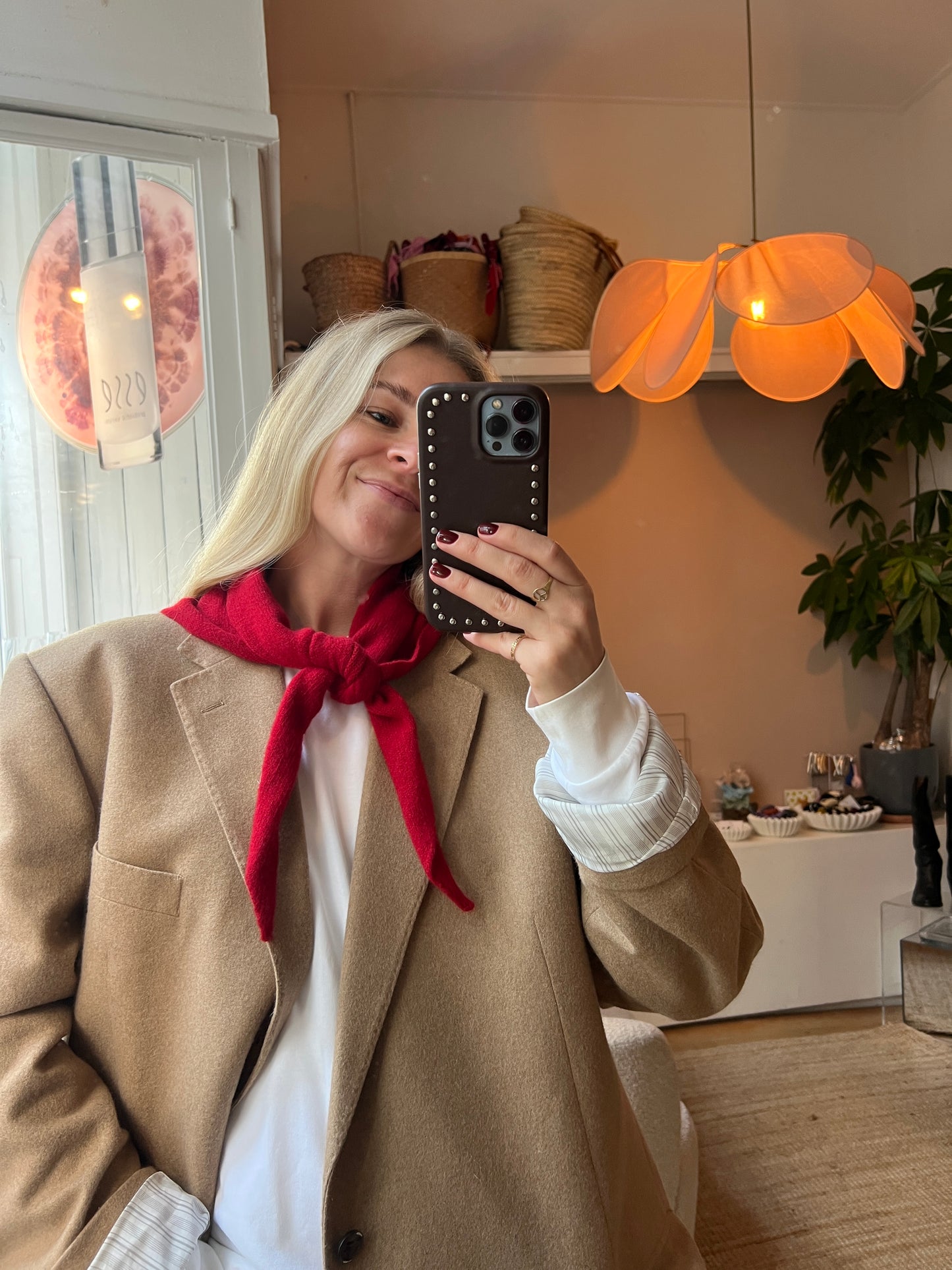 100% wollen mini scarf