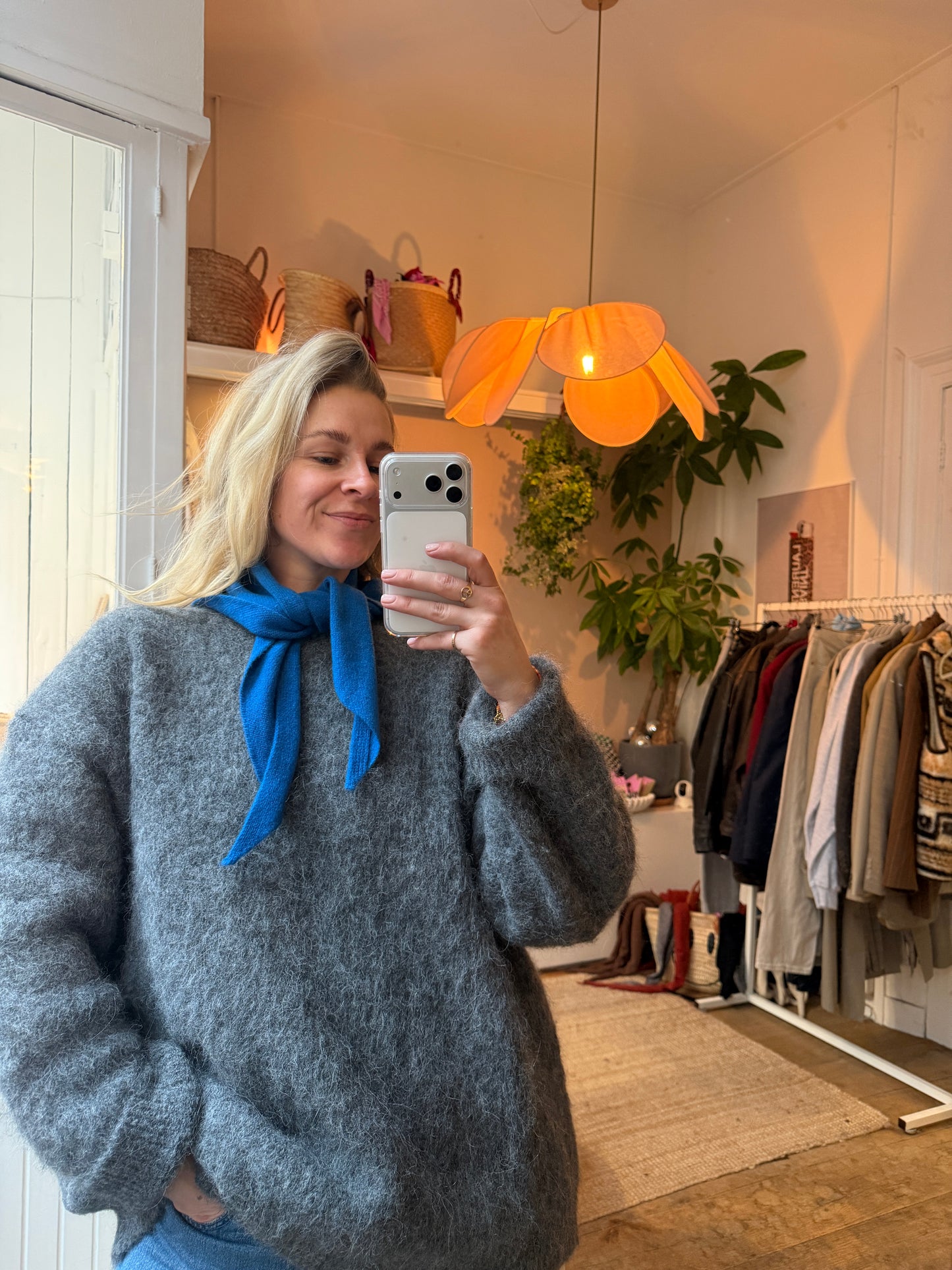 100% wollen mini scarf