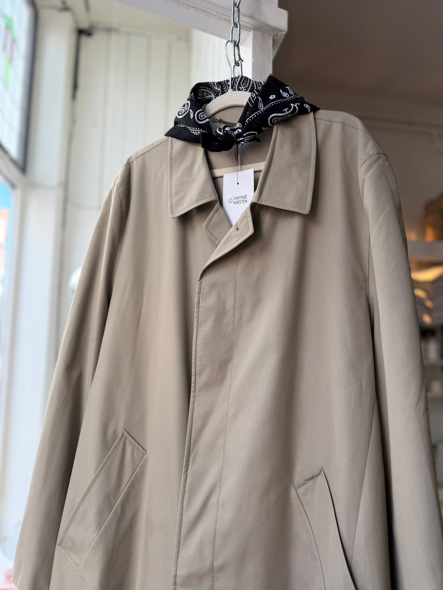 Vintage beige trenchcoat