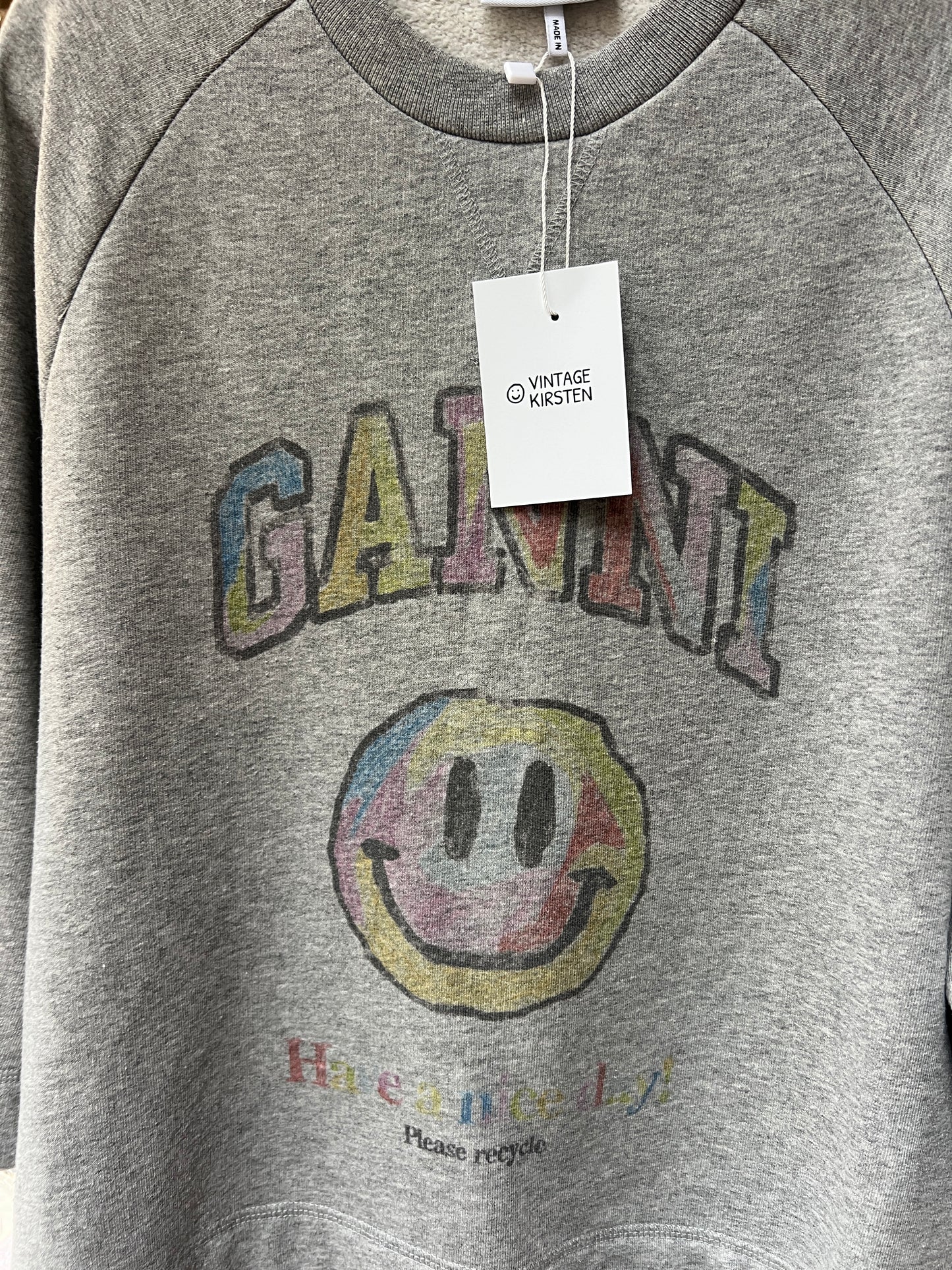 Ganni sweater grijs