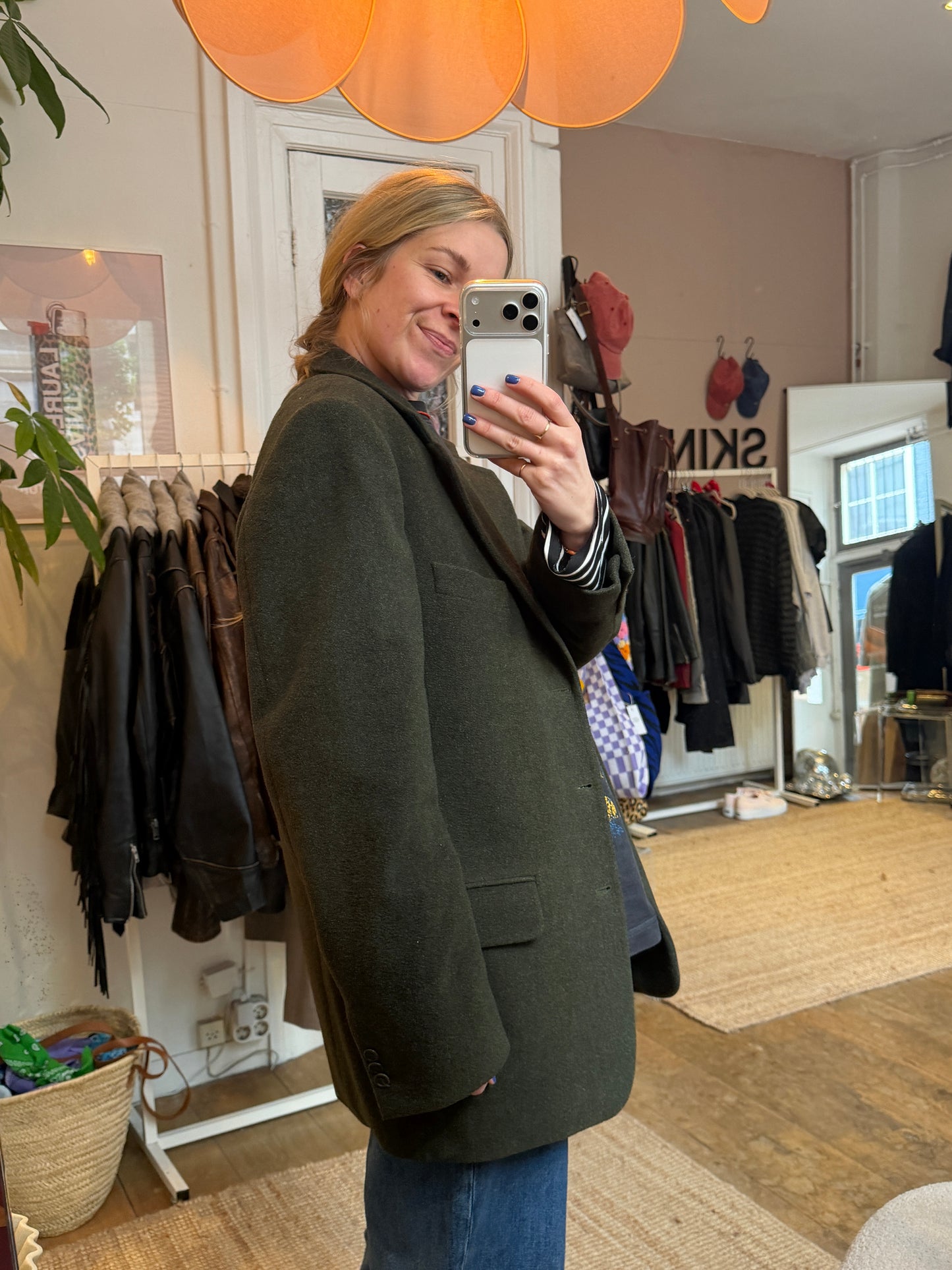 Vintage oversized wol/cashmere blazer
