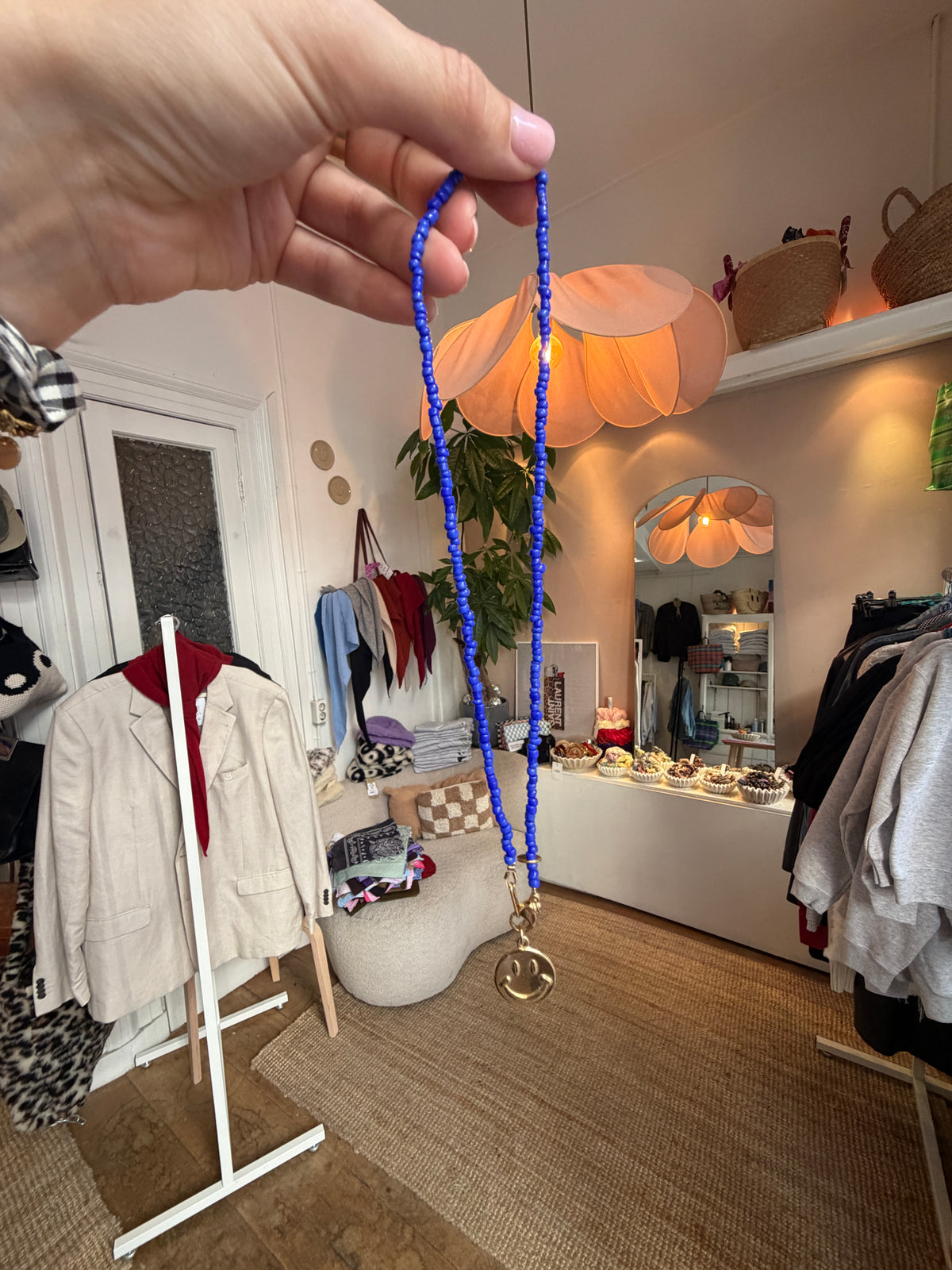 Vintage necklace blue