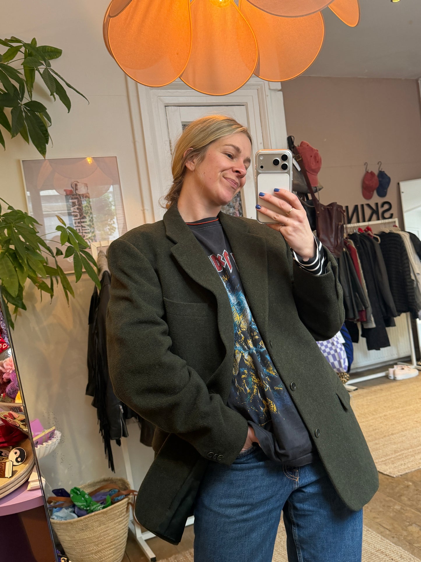 Vintage oversized wol/cashmere blazer