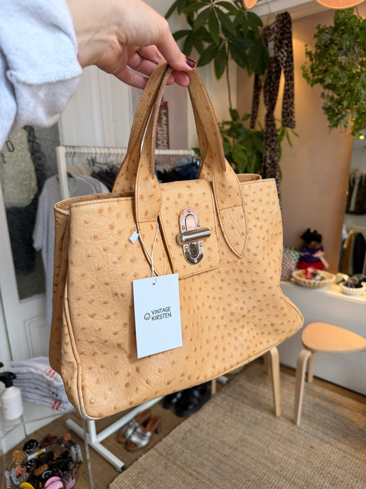 Vintage leren boho tas