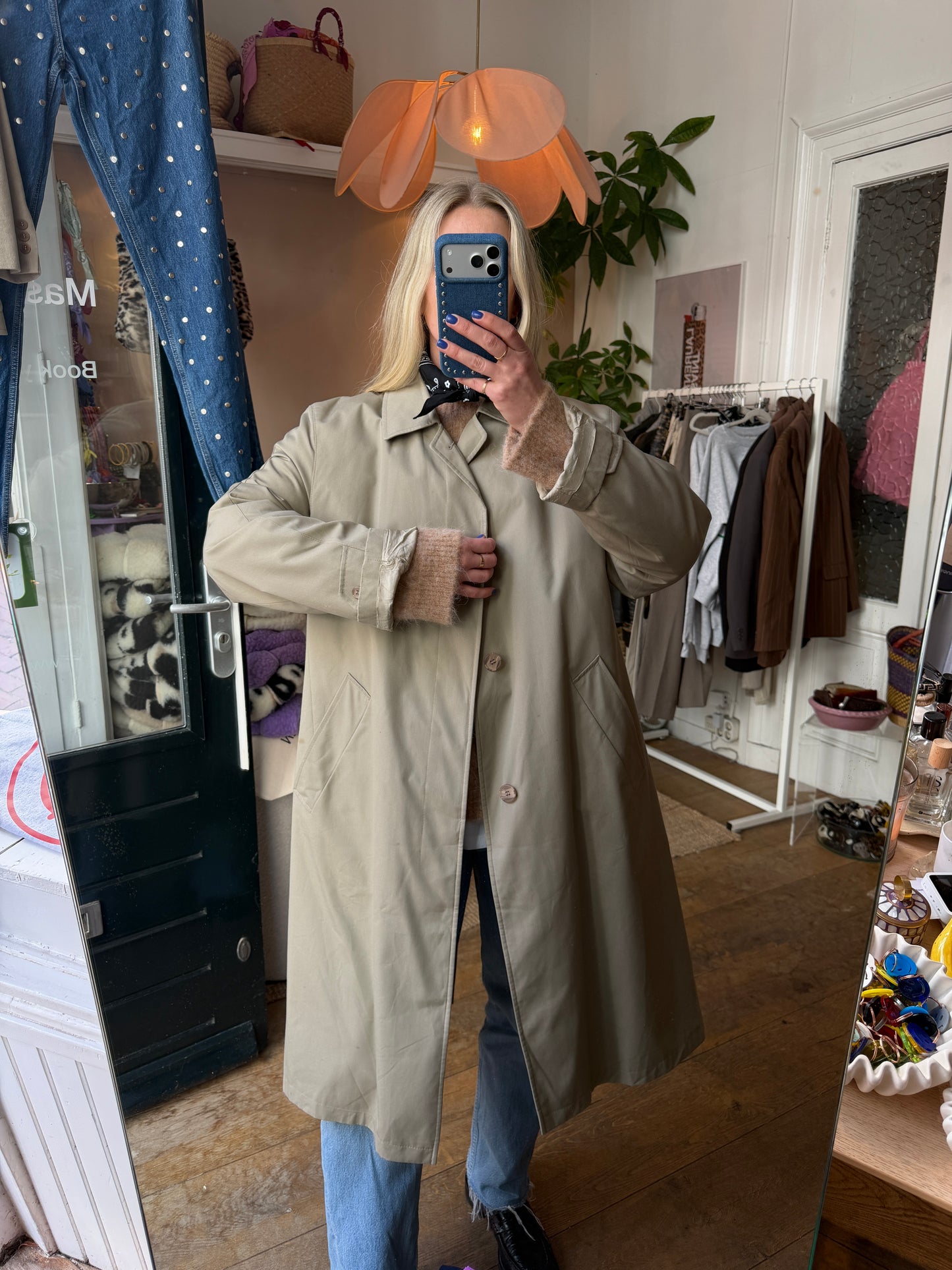 Vintage beige trenchcoat