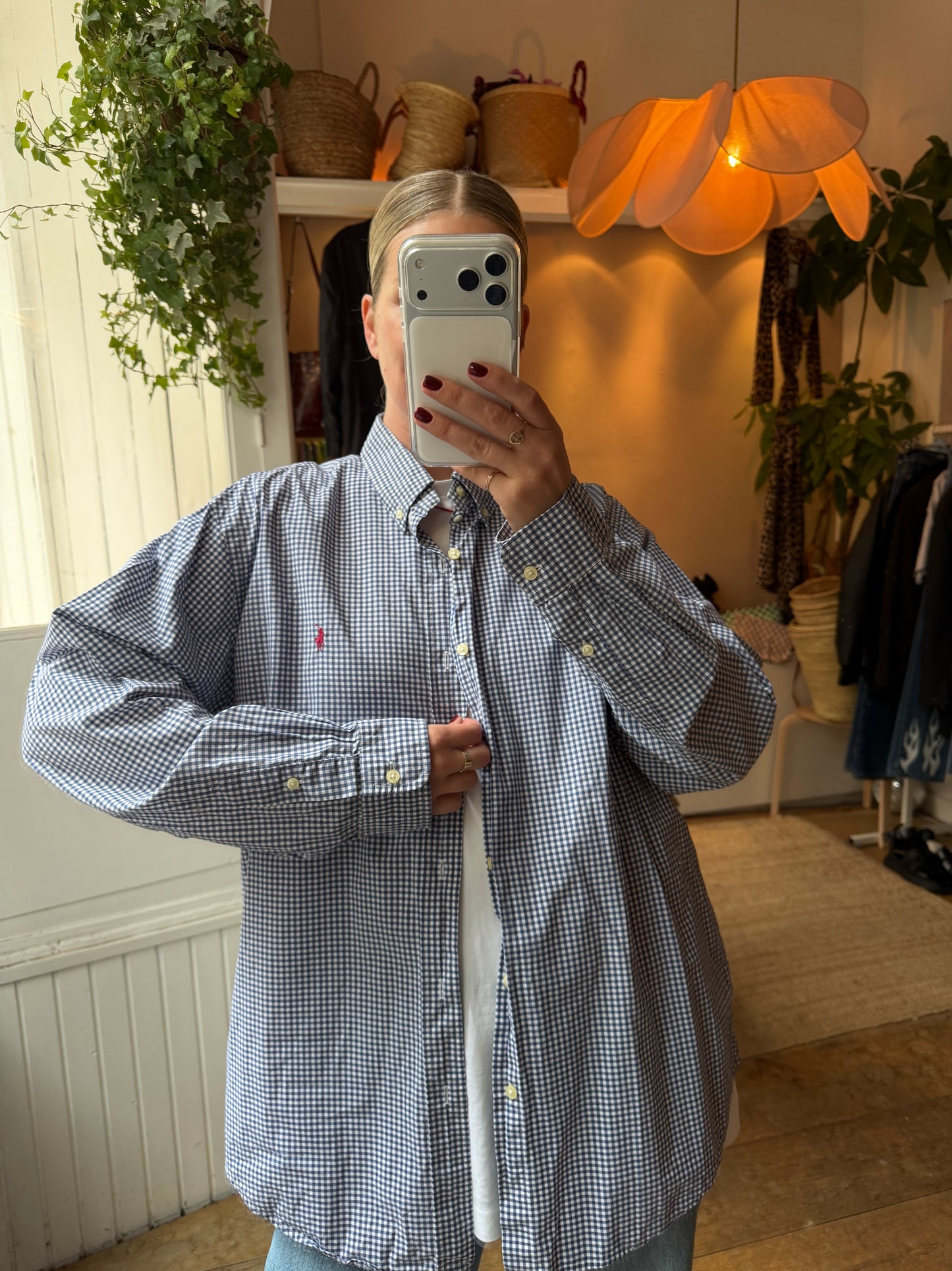 Vintage oversized Ralph lauren dad blouse