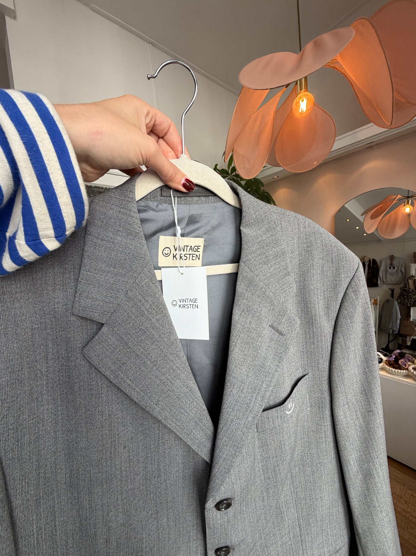 Vintage oversized grey blazer ◡̈