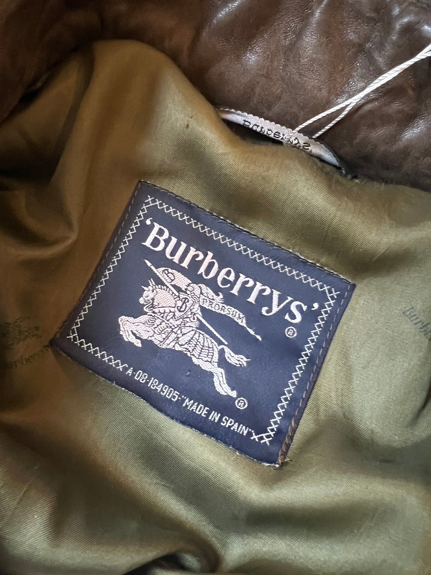 Burberry leren jack