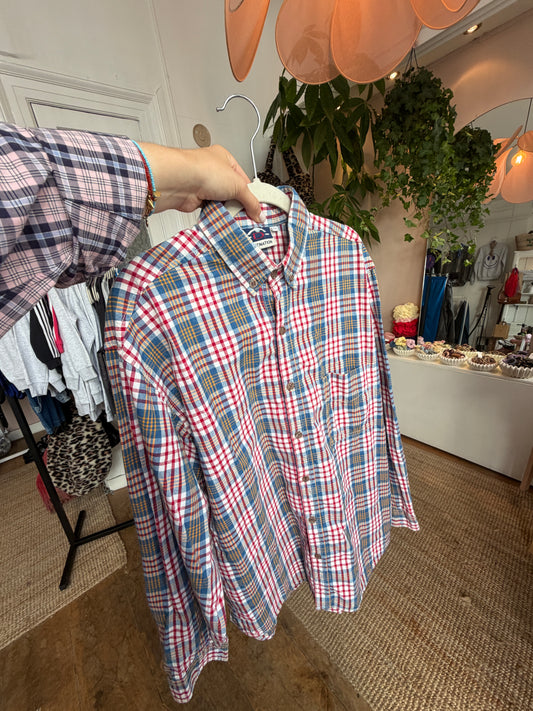 Vintage checked blouse