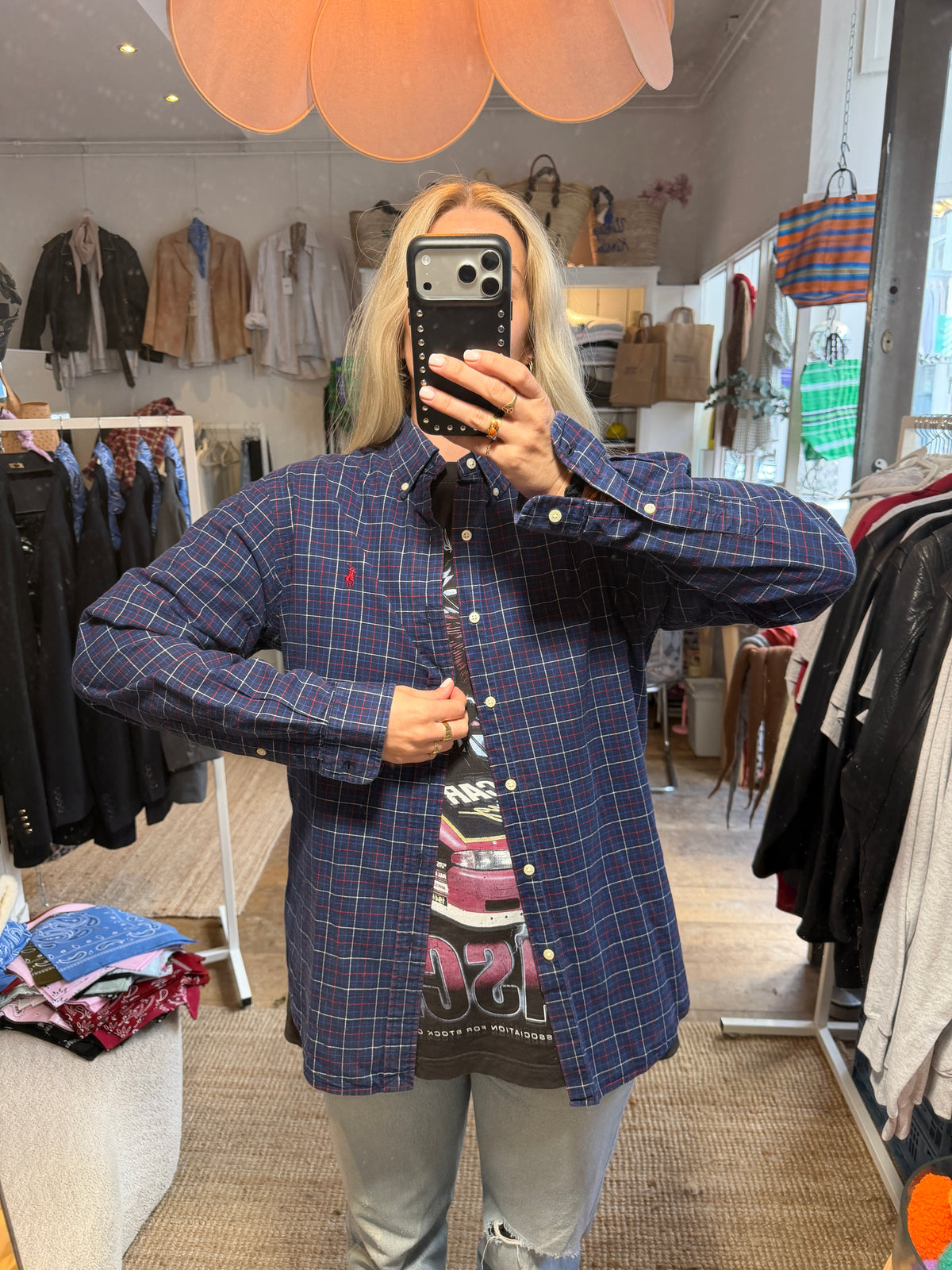 Vintage Ralph Lauren checked blouse
