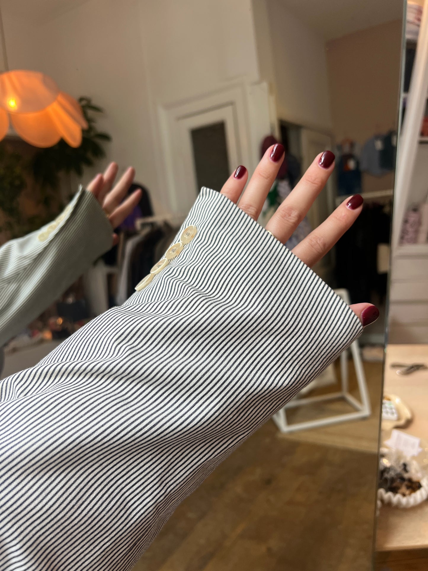 Vintage oversized blazer stripes