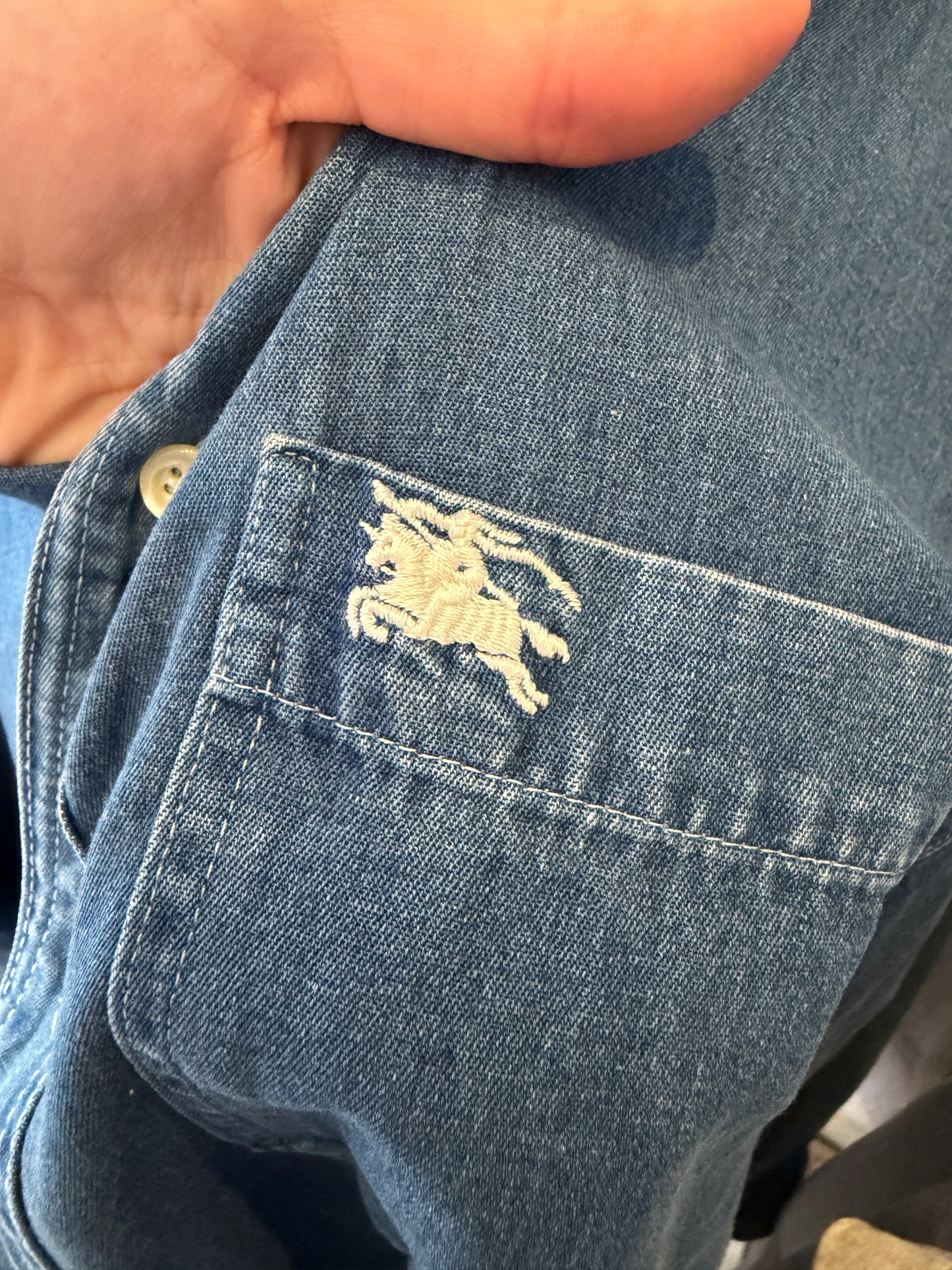 Burberry denim blouse