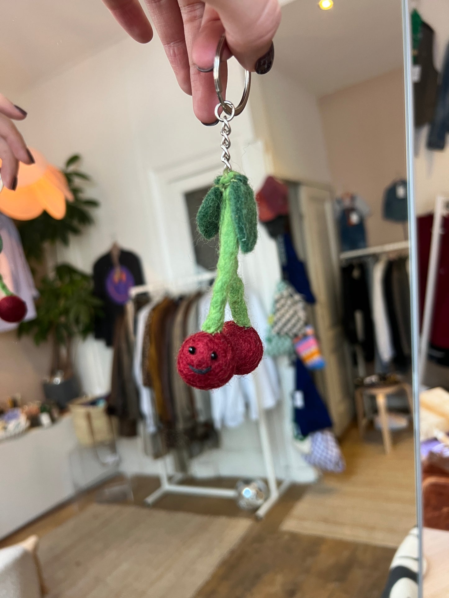 Wollen keychains