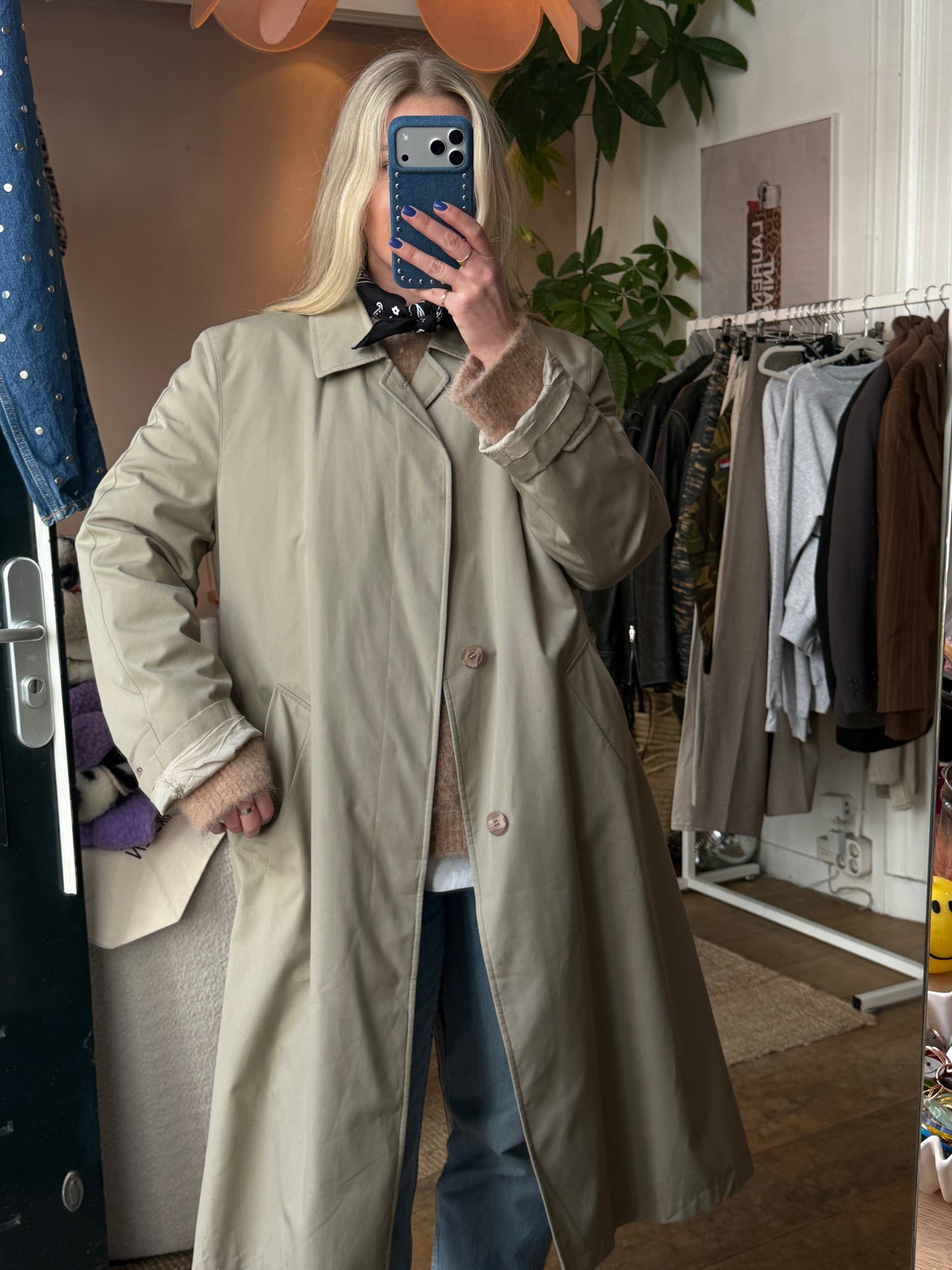 Vintage beige trenchcoat