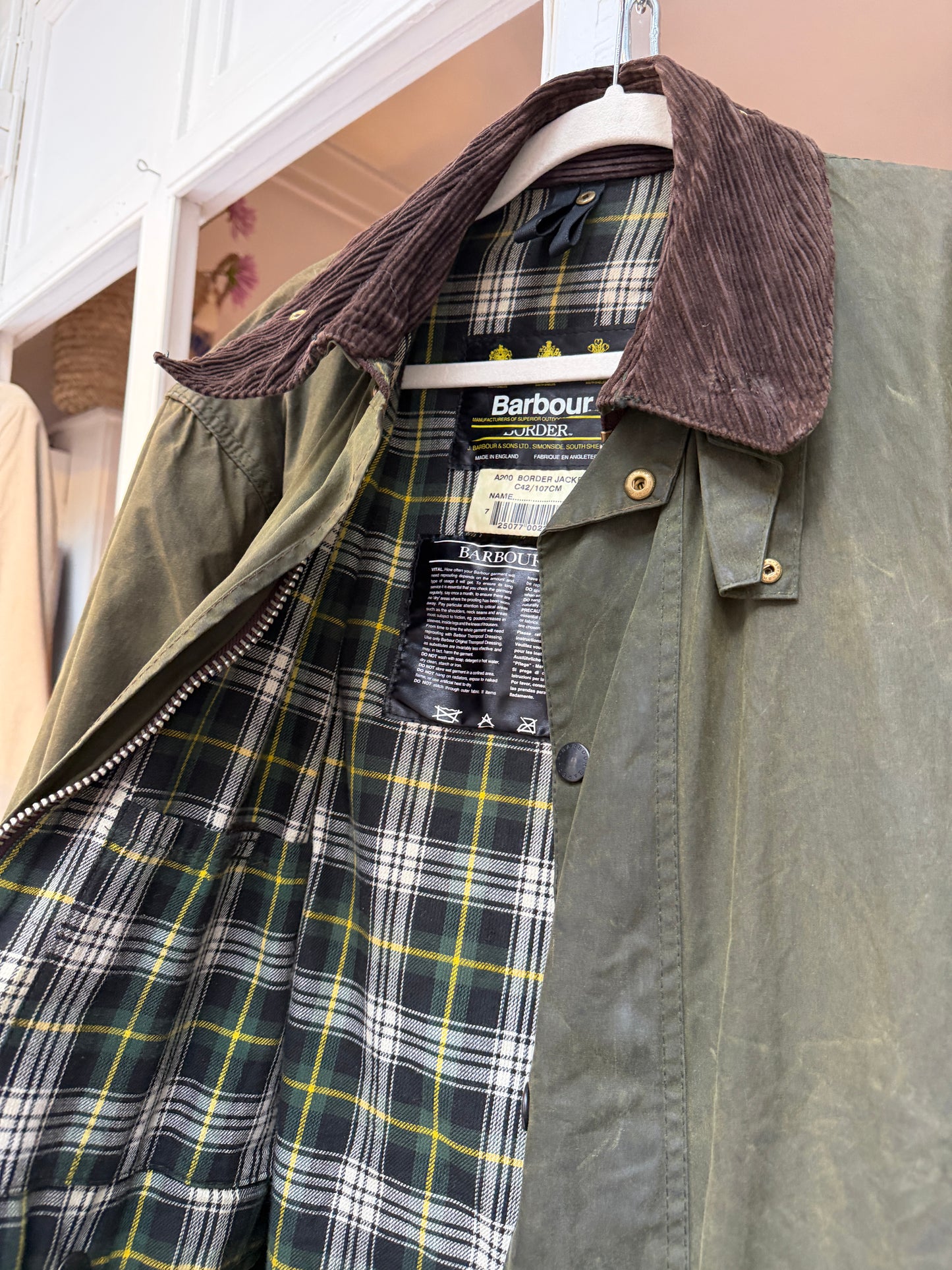 Barbour wax jas