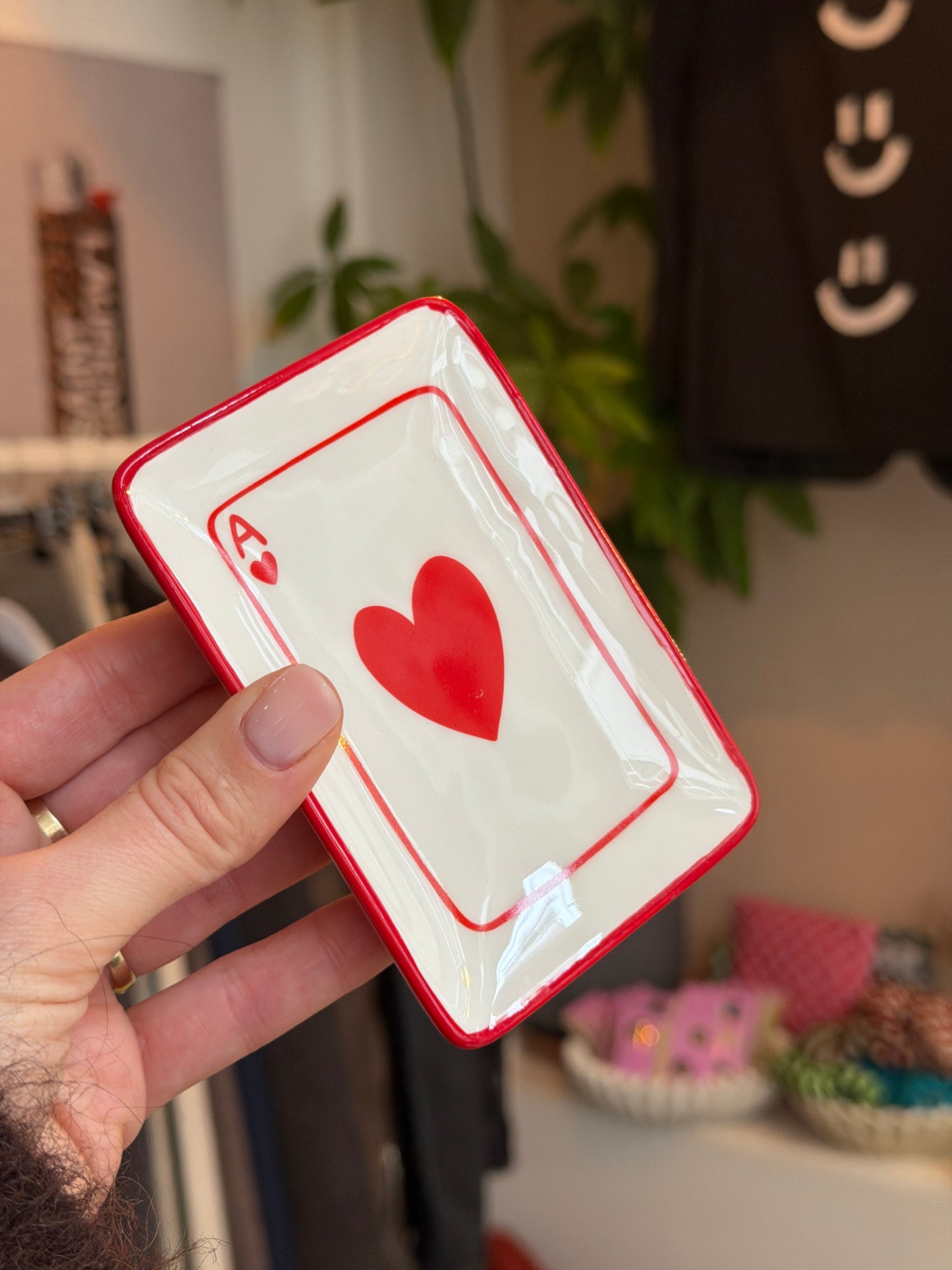 Keramieken sieraden schoteltje