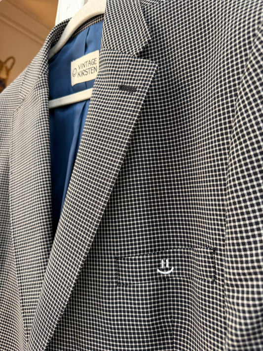 Oversized vintage blazer blokjes