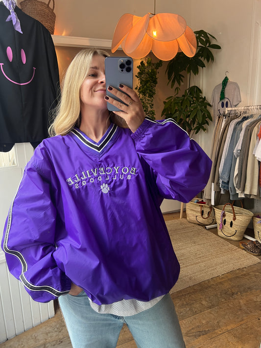 Vintage windbreaker purple
