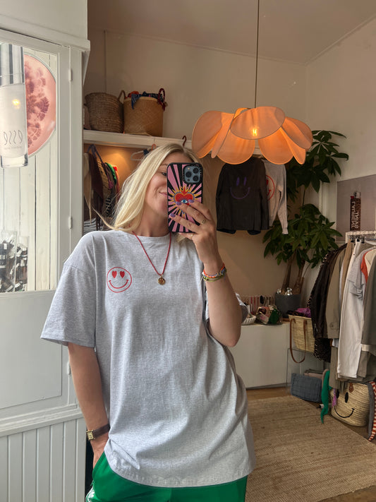 Vintage Kirsten smiley hartjes tshirt