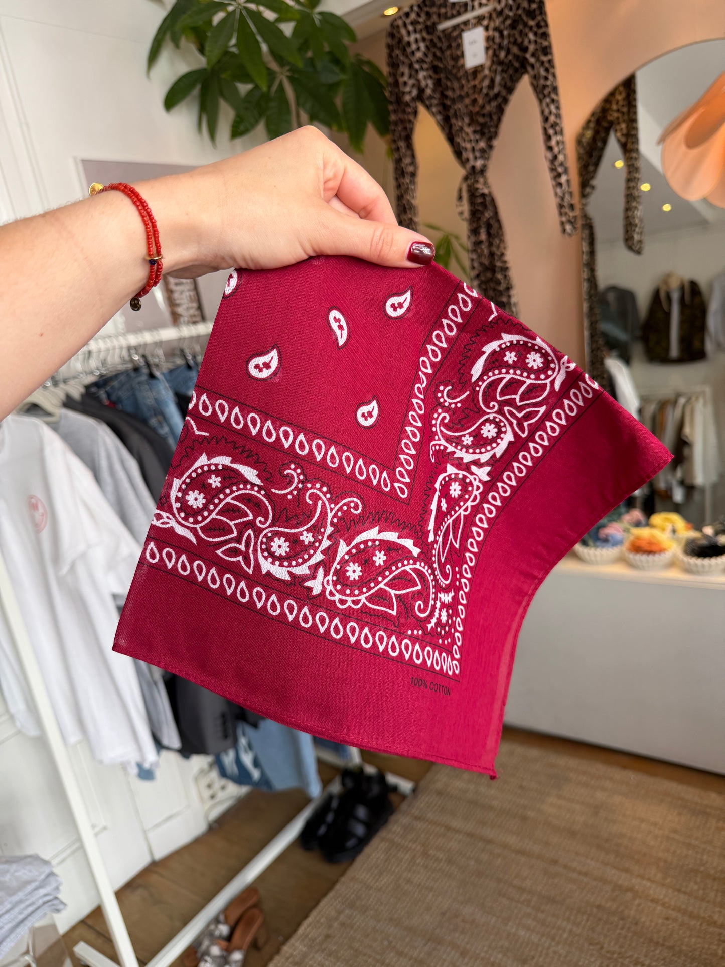Katoenen zakdoek sjaal