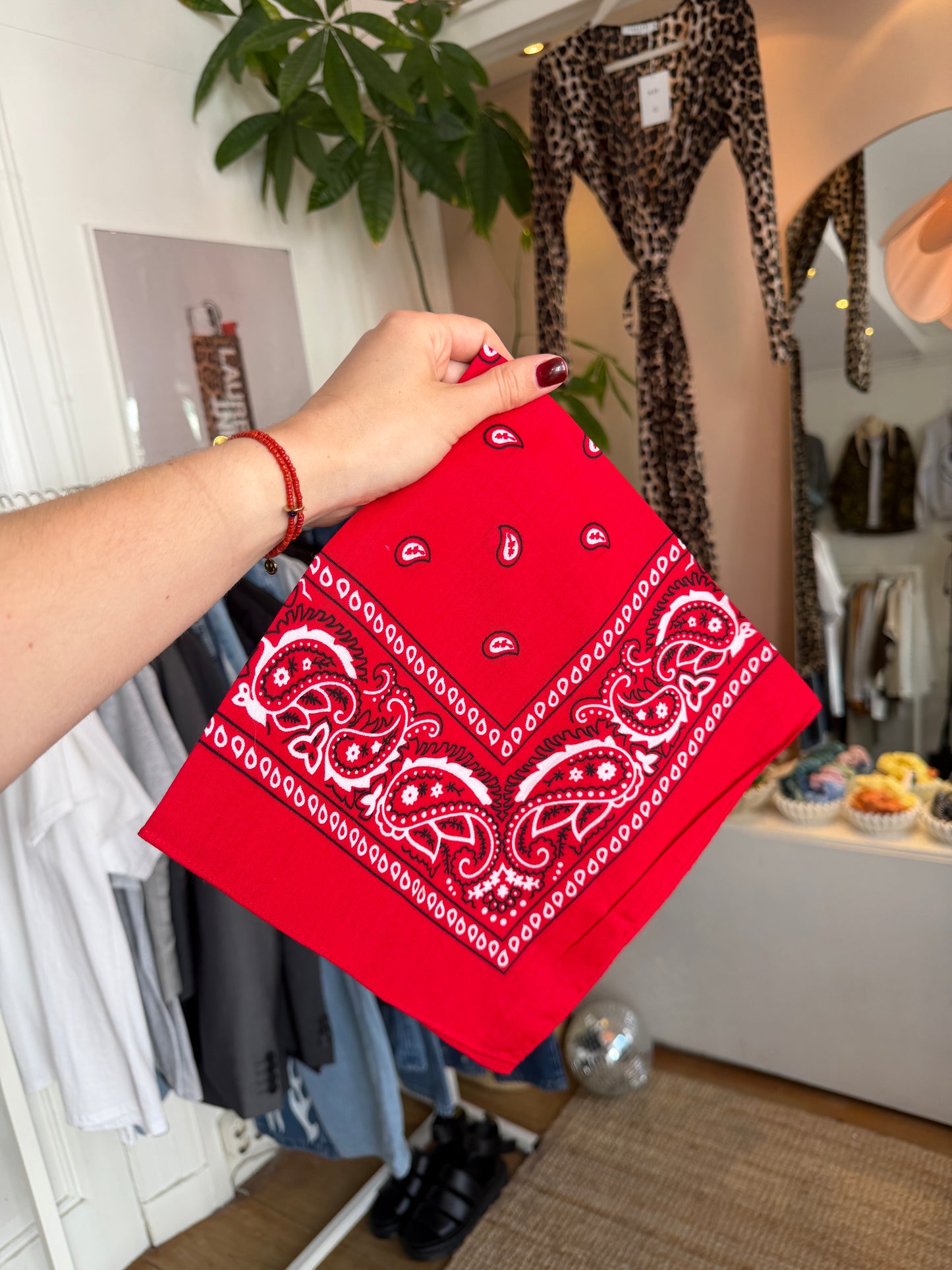 Katoenen zakdoek sjaal