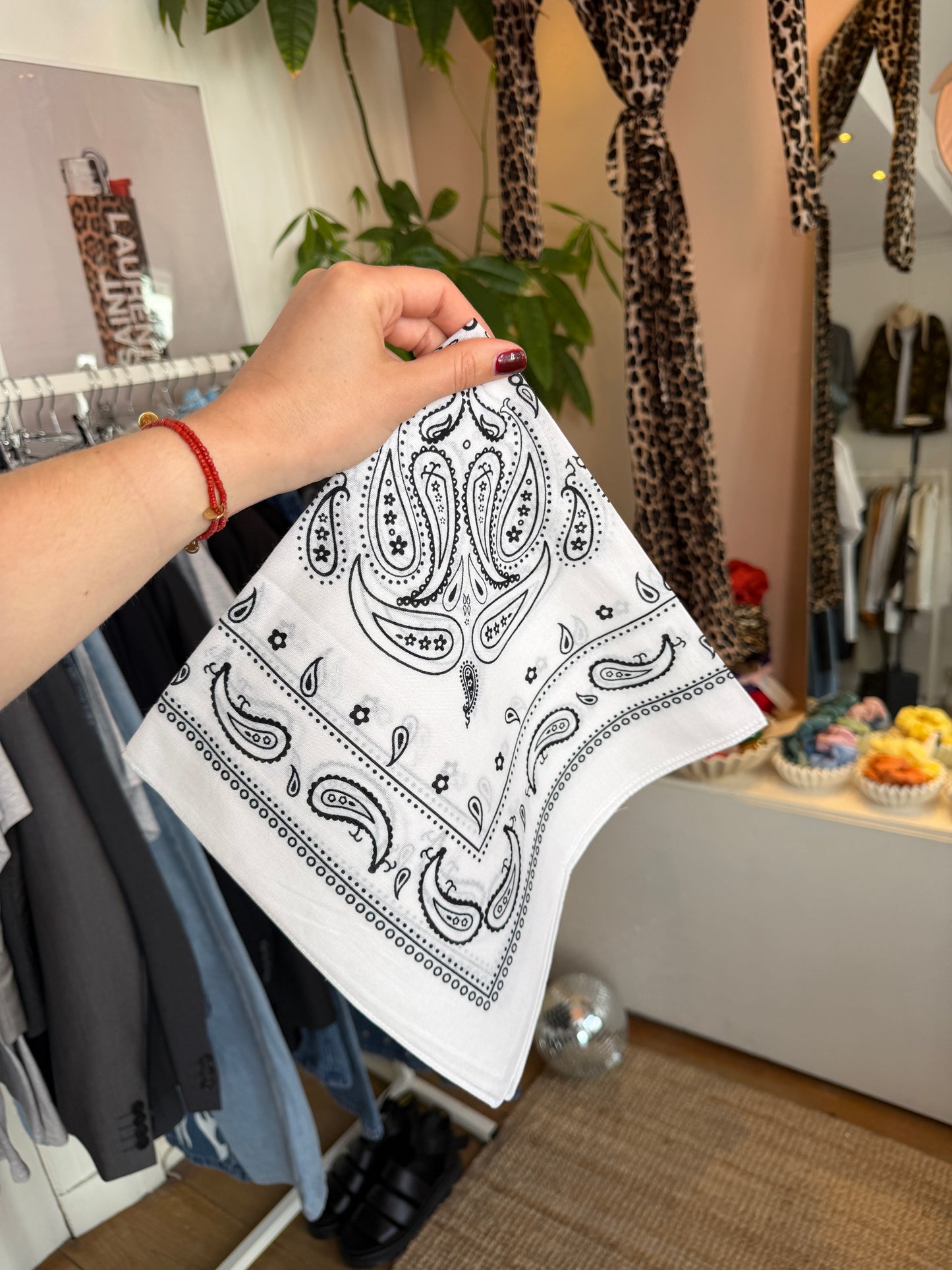 Katoenen zakdoek sjaal