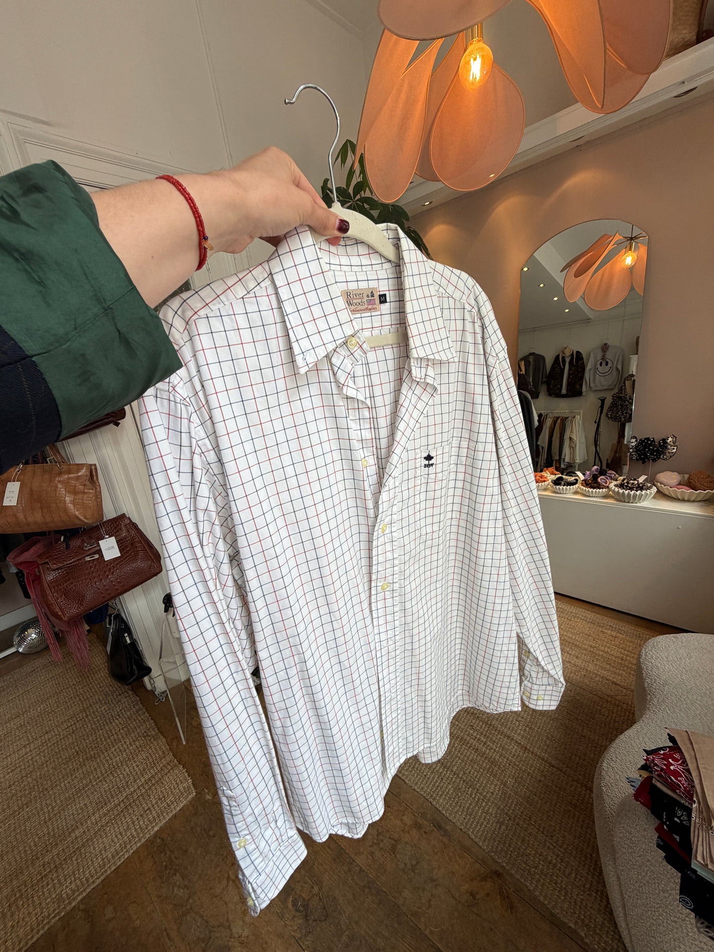 River woods oversized blouse