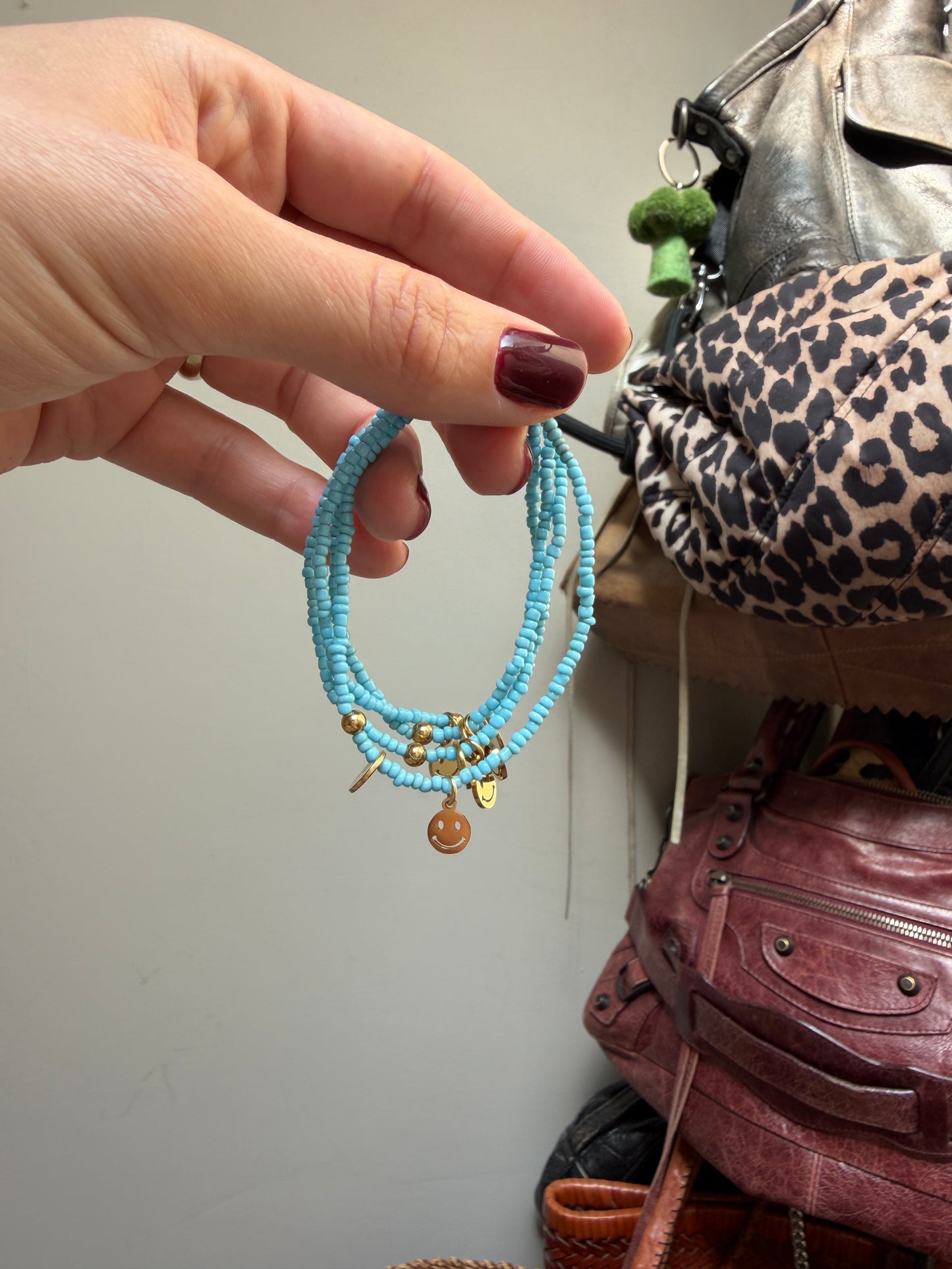 Turquoise glas armbandjes ◡̈