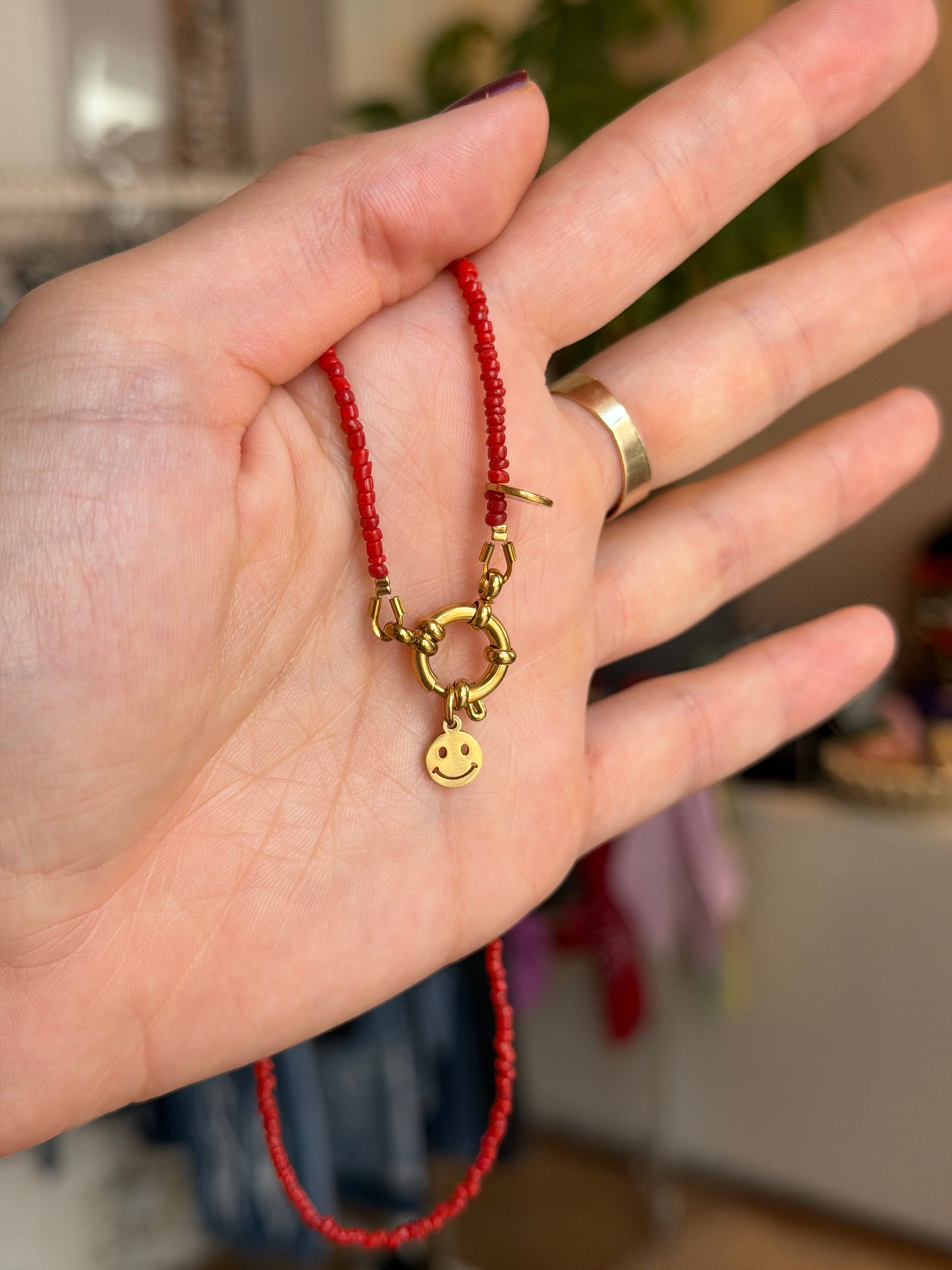 Mini smiley bedel